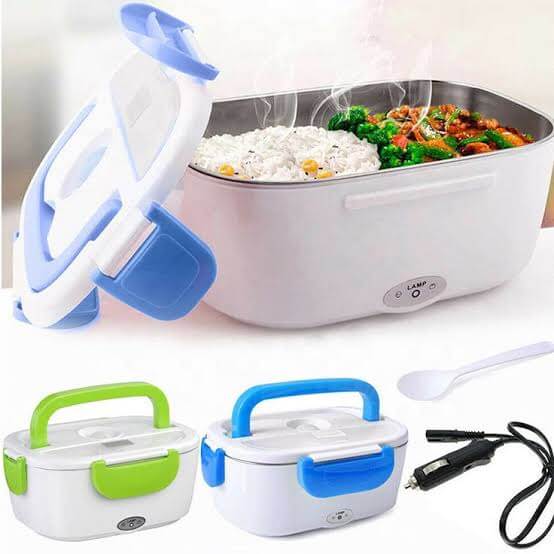 An electric lunch box for heating food