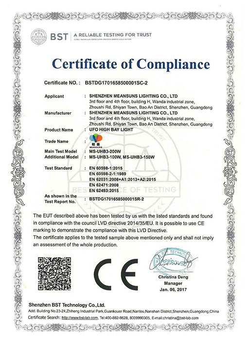 CE certification