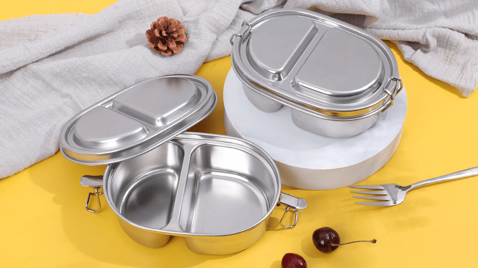 Nicety Stainless Steel Lunch Box With Compartments