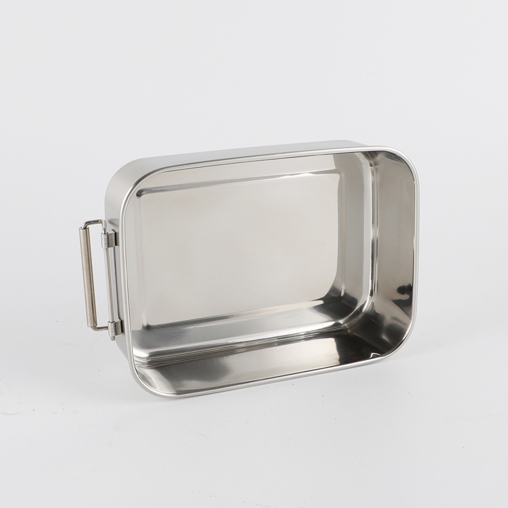 Flat Lunch Box with Buckle
