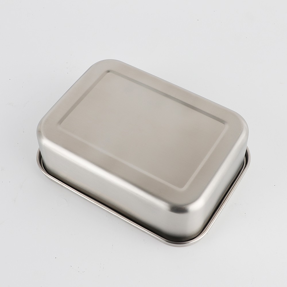 Flat Lunch Box with Buckle