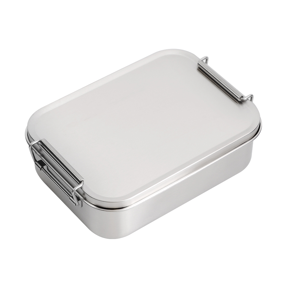 Flat Lunch Box with Buckle