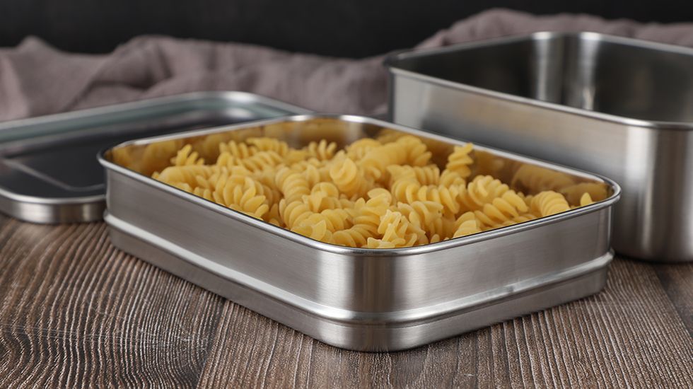 wholesale two layer steel lunch box for office