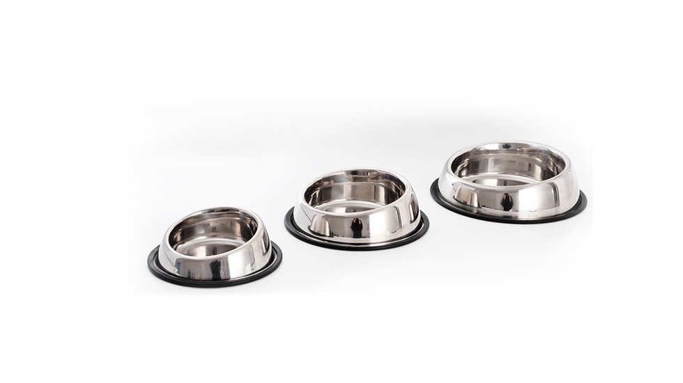 Inclined mouth pet bowl