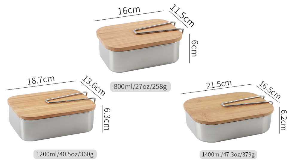 bamboo lid lunch box