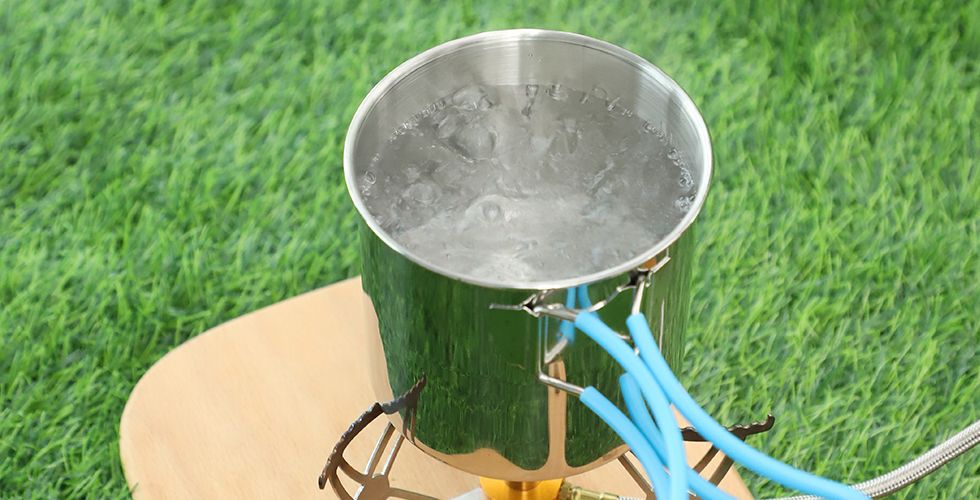 camping cup with handle