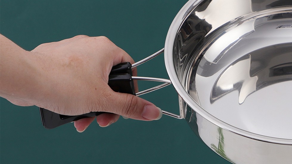 large outdoor camping pot