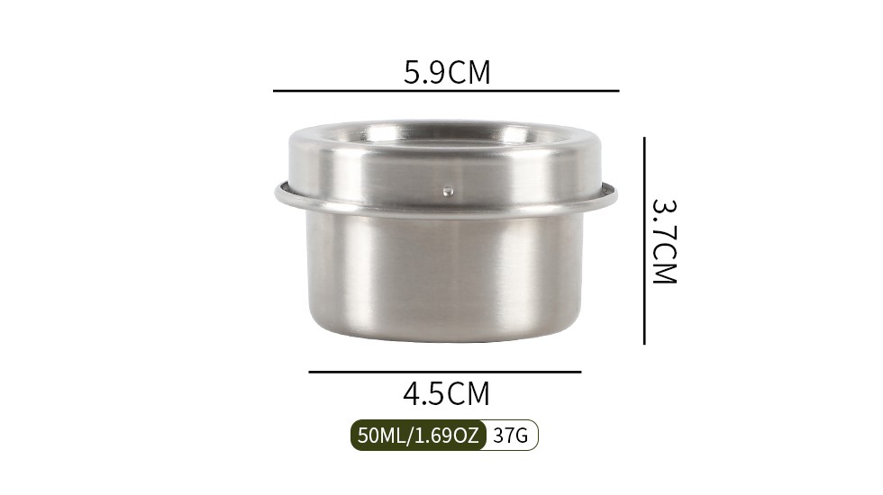 mini stainless steel jar
