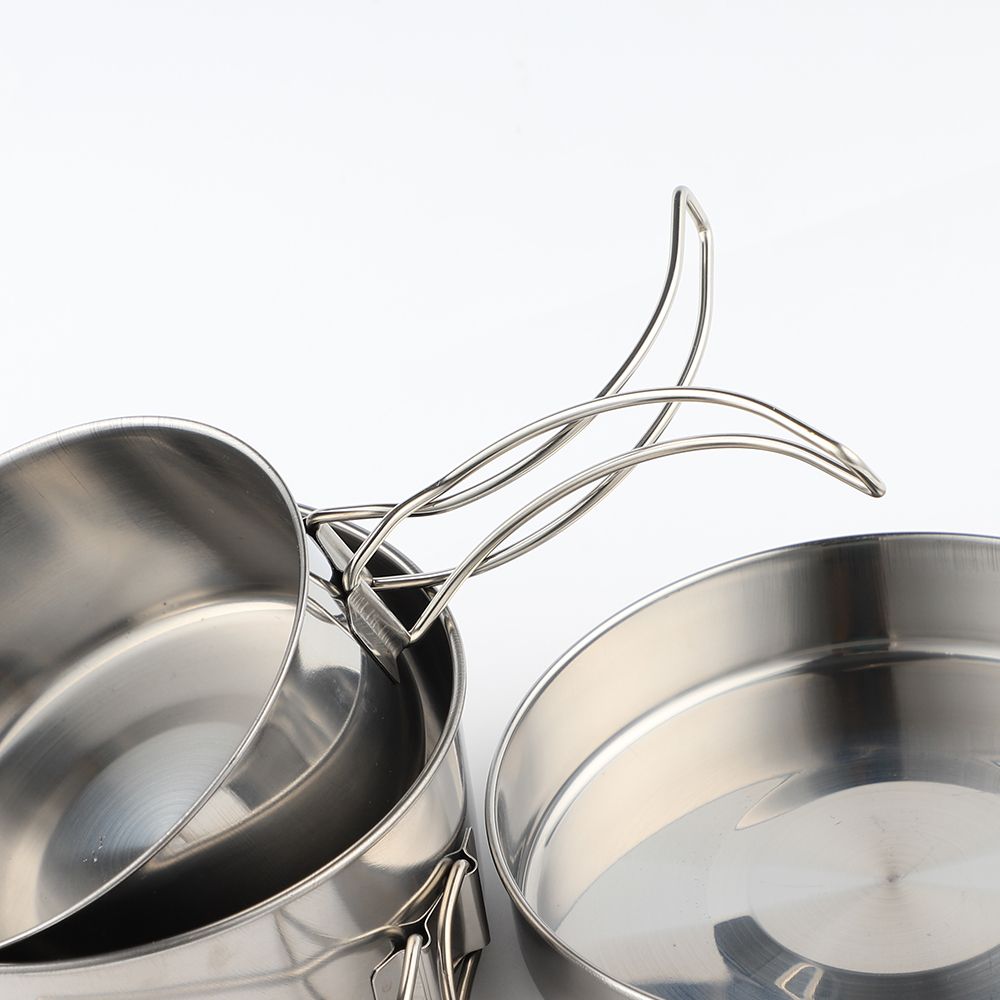 round camping pot set