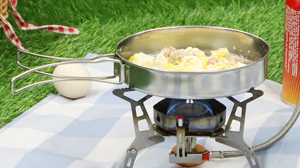 round camping pot set 3