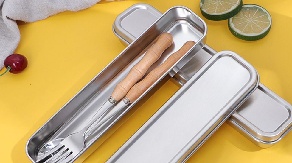 stainless steel tableware box