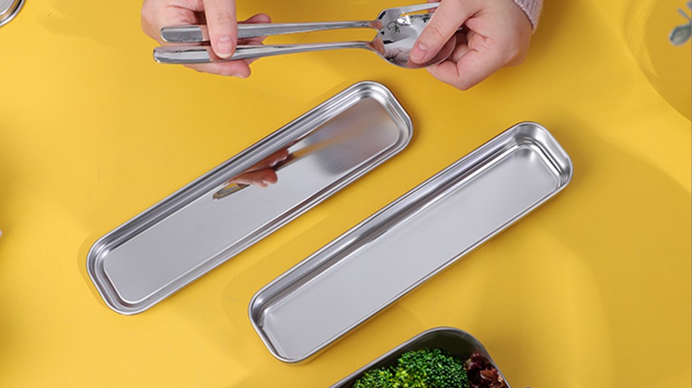 stainless steel tableware box