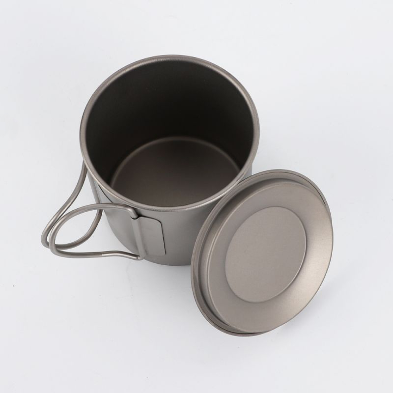Titanium camping mug cup