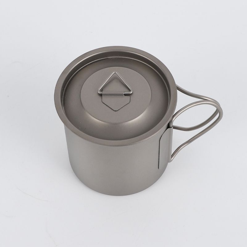 Titanium camping mug cup