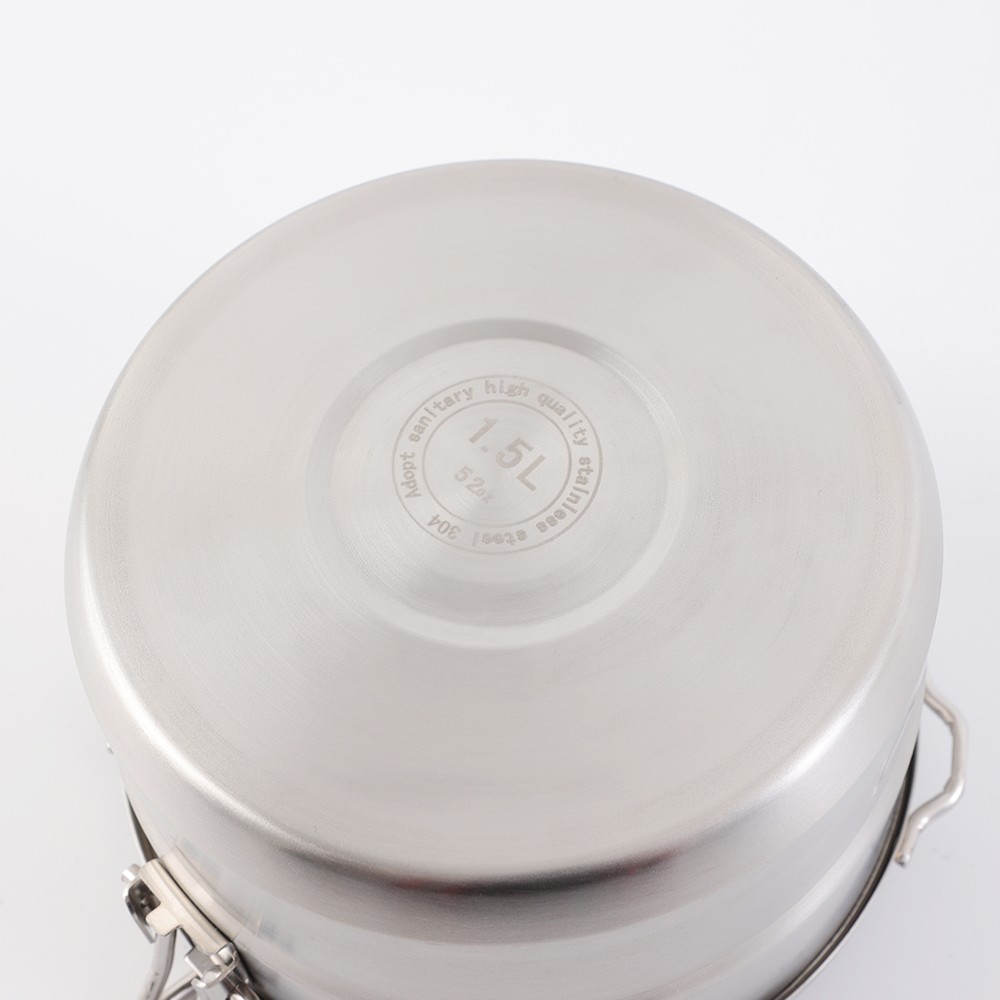 round camping pot with handle