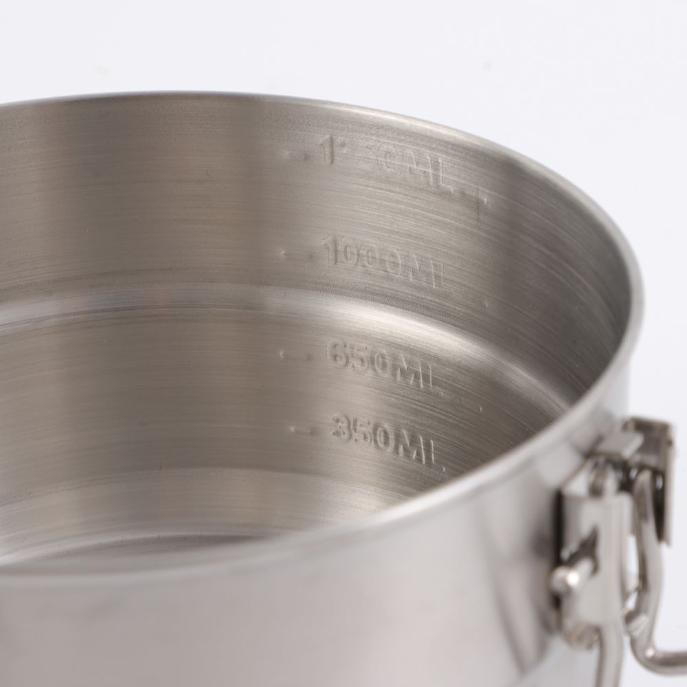round camping pot with handle