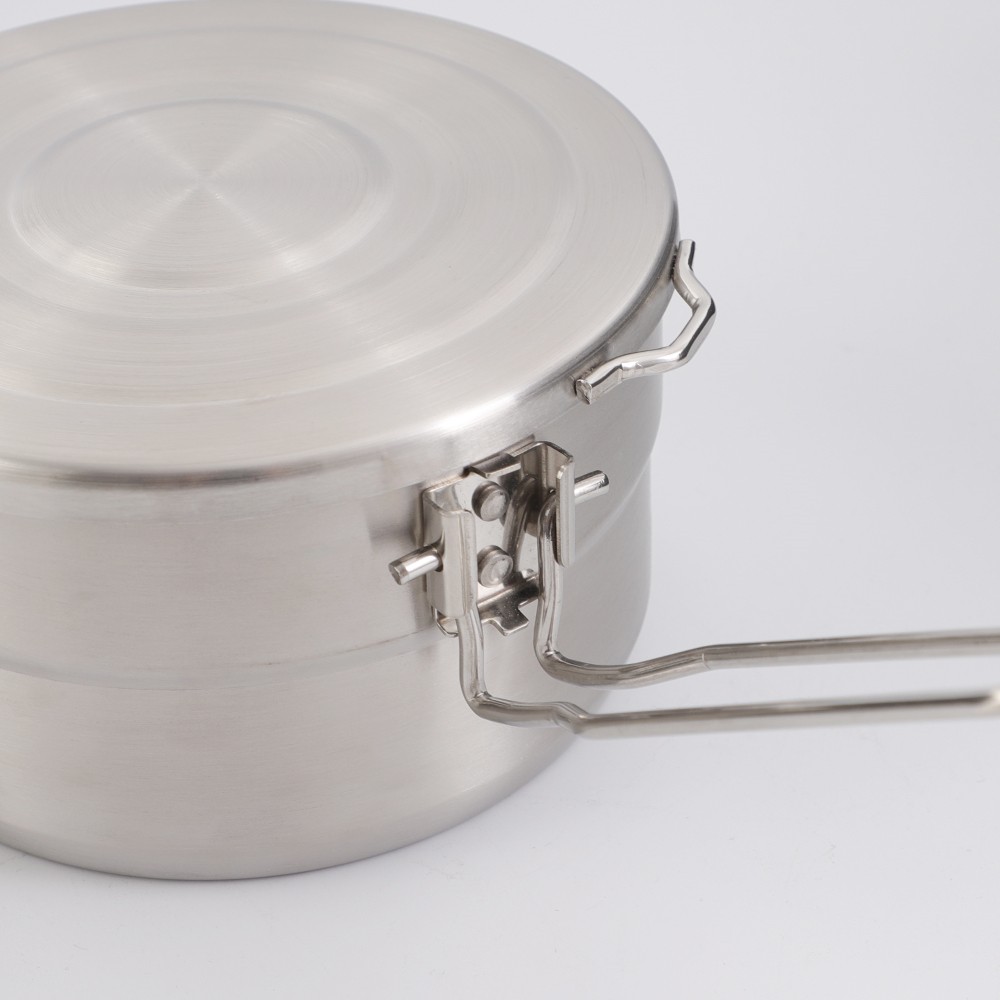 round camping pot with handle