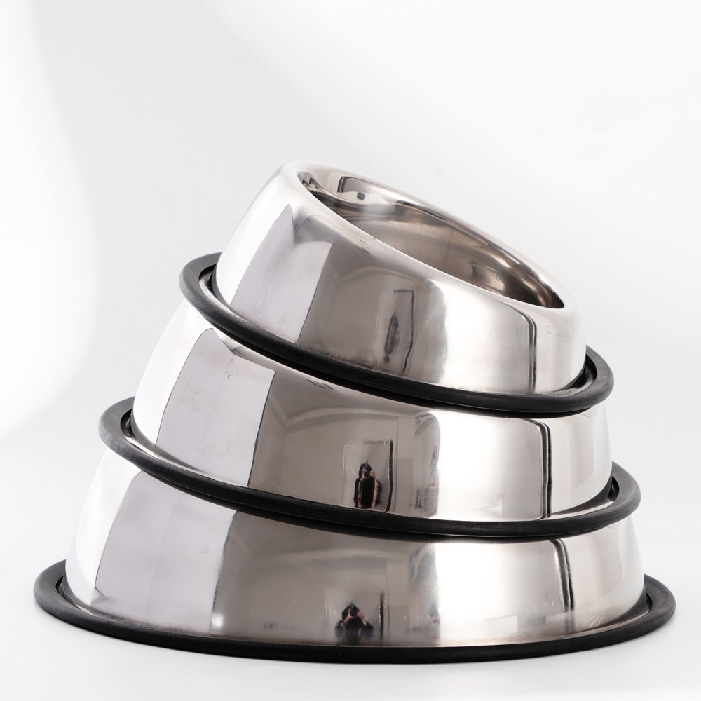 Inclined mouth pet bowl