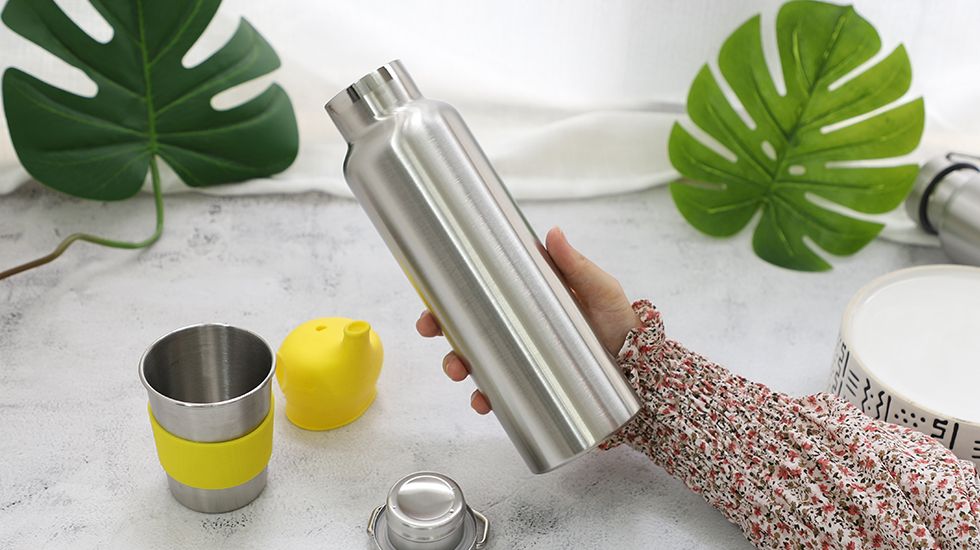 double layer sports water cup