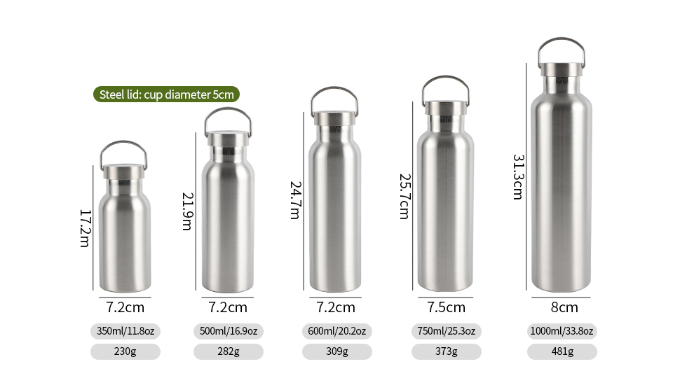 double layer sports water cup