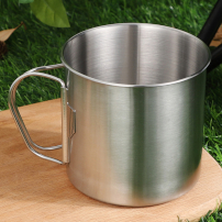 portable stainless steel mug