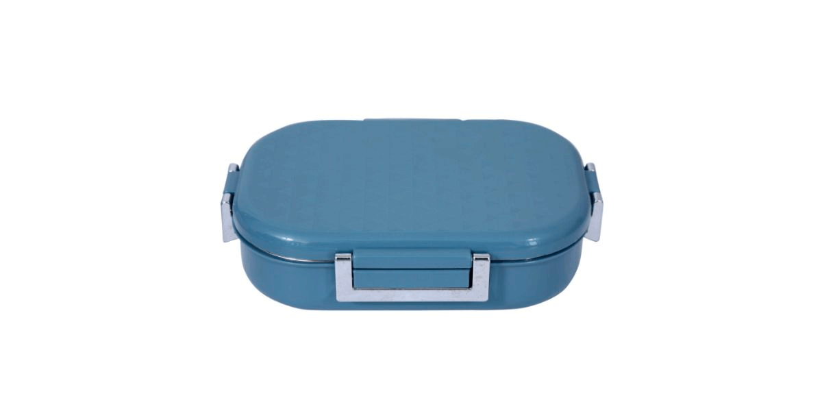 Blue airtight Stainless Steel Lunch Box