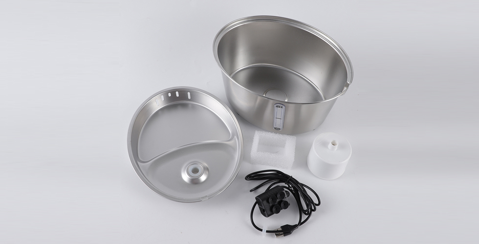 Nicety Stainless Steel Cat Water Fountain