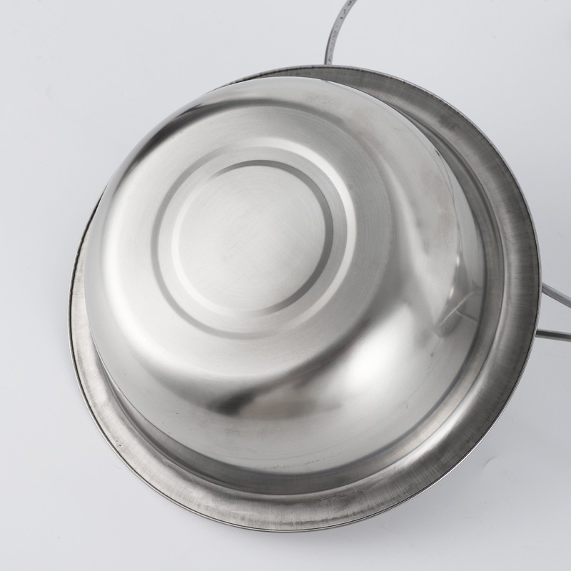 double bowl with bracket rack