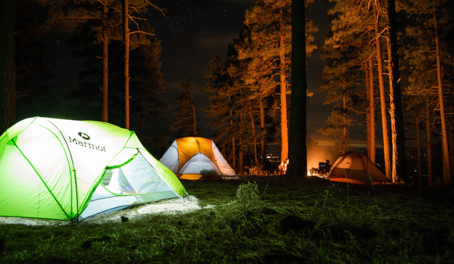 tents in a camp