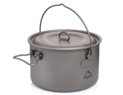 titanium camping pot