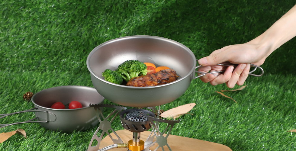 Titanium Camping Cooking Pot