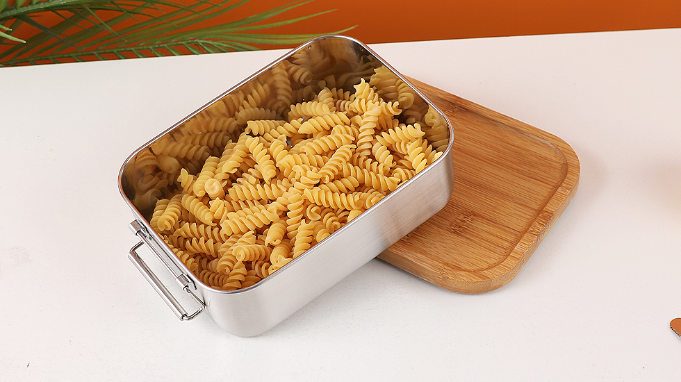 Nicety wholesale lunch box with bamboo lid