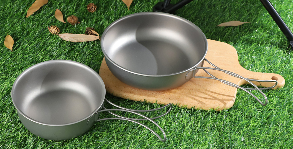 Titanium Camping Cooking Pot