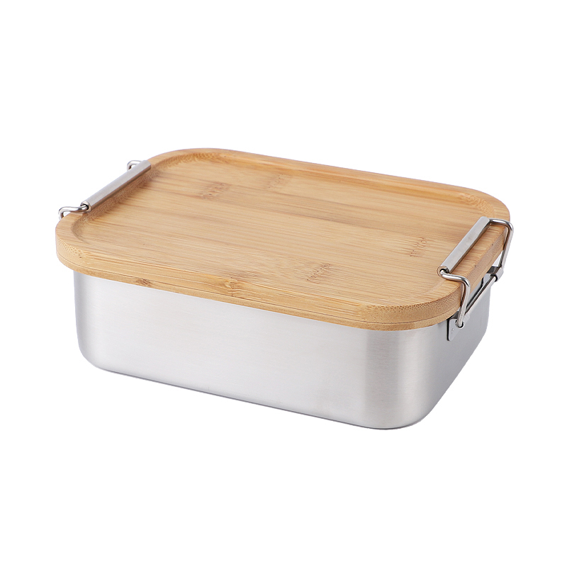 Nicety wholesale lunch box with bamboo lid
