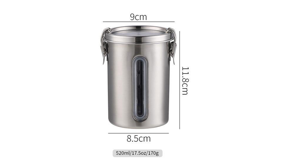 Stainless Steel Cylindrical Visible Window Sealed Tank