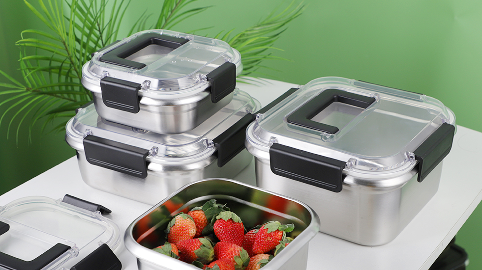 316 Stainless Steel Square Food Storage Box nicety