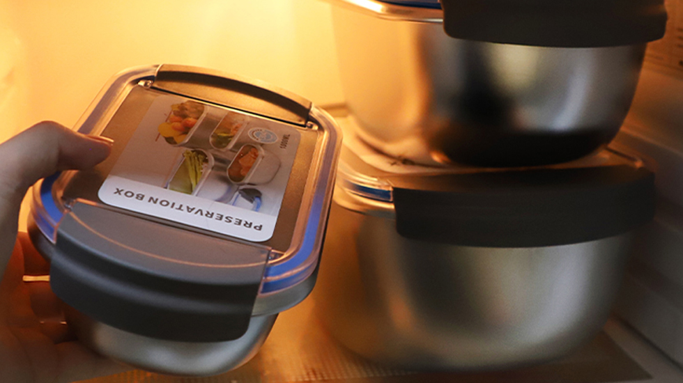 stainless steel crisper food container