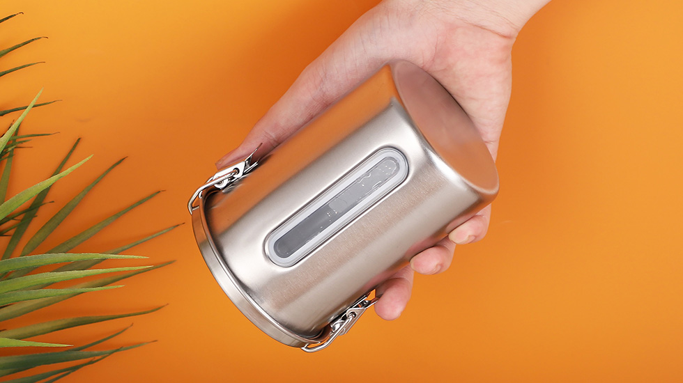 Stainless Steel Cylindrical Visible Window Sealed Tank