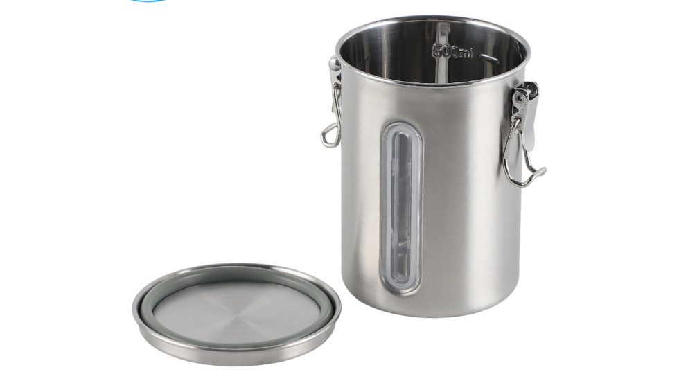 Stainless Steel Cylindrical Visible Window Sealed Tank