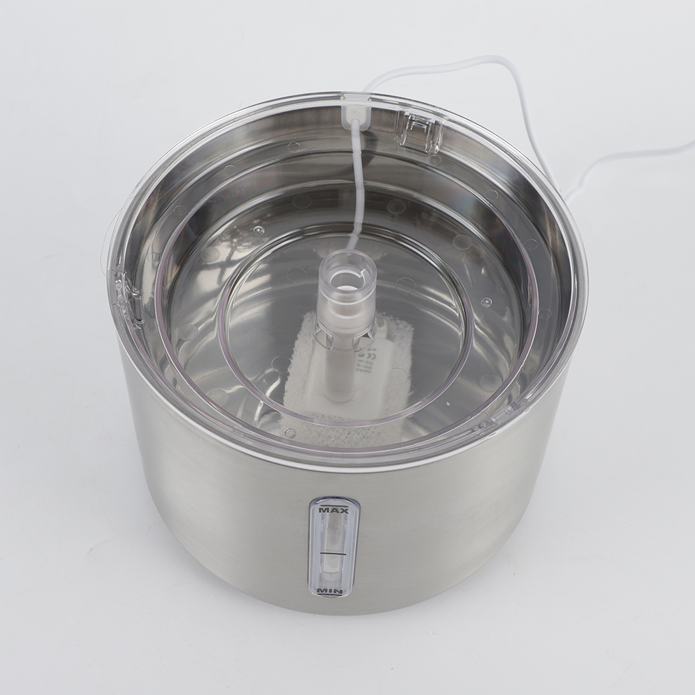stainless steel cat water fountain