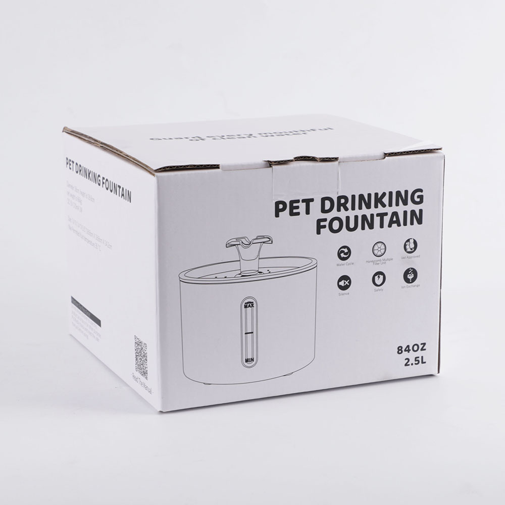 stainless steel cat water fountain package