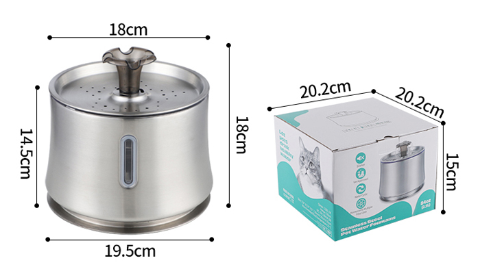 domestic stainless steel pet water dispenser wholesales