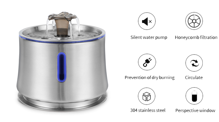 domestic stainless steel pet water dispenser wholesales