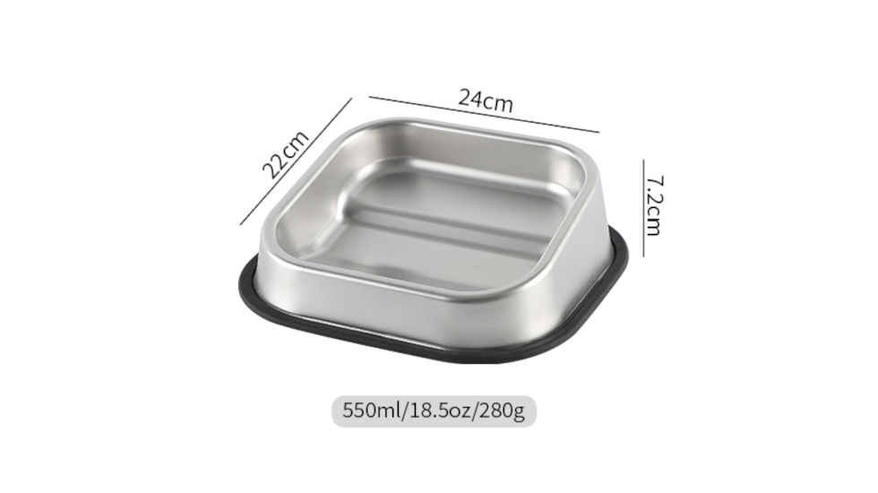 Nicety sloping step slow food pet bowl