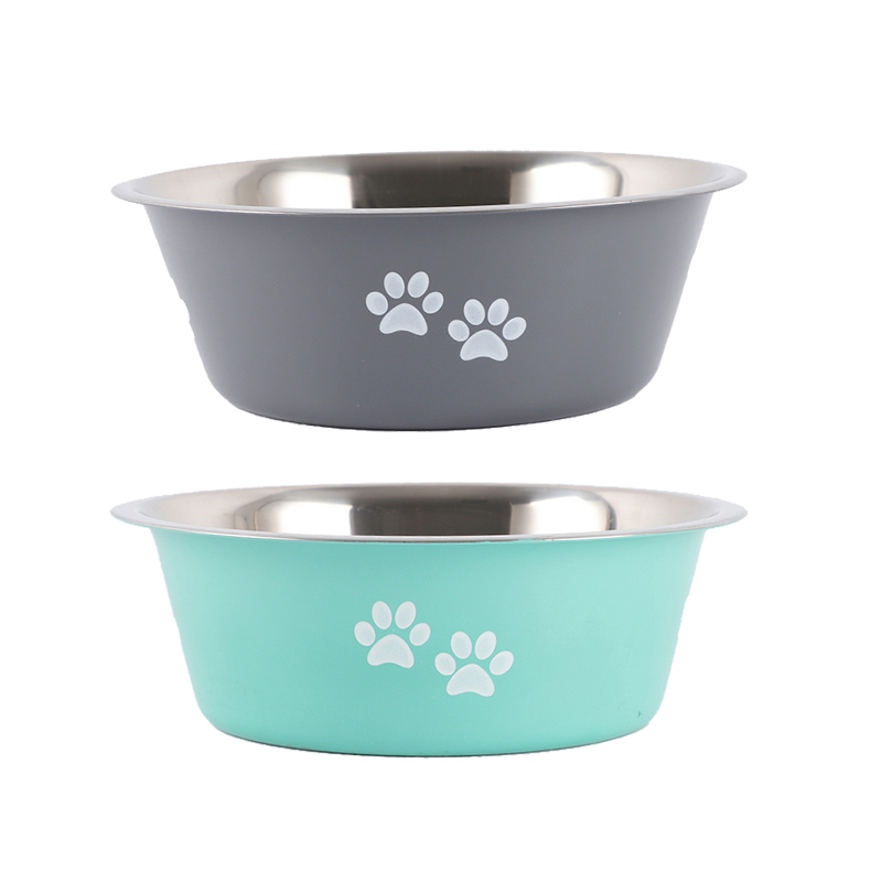 colorful paw print pattern pet