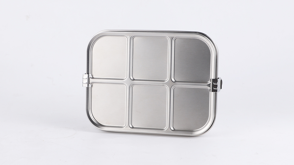 Stainless Steel LEAK RESISTANT COMPARTMENTS Lunch Box 5